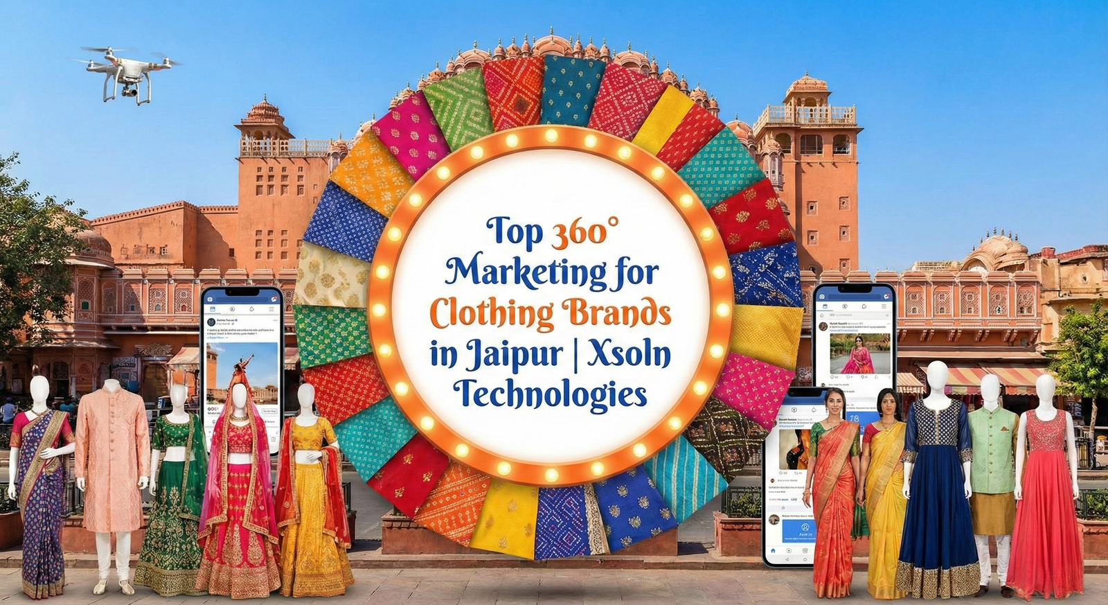 Top 360° Marketing for Clothing Brands in Jaipur | Xsoln Technologies