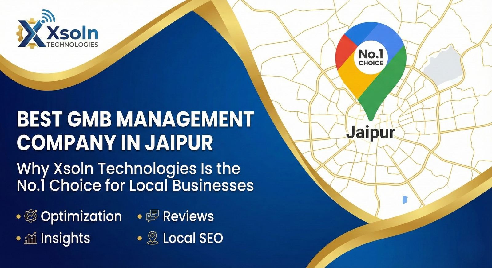 Top Rated GMB Management Company in Jaipur – Xsoln Technologies