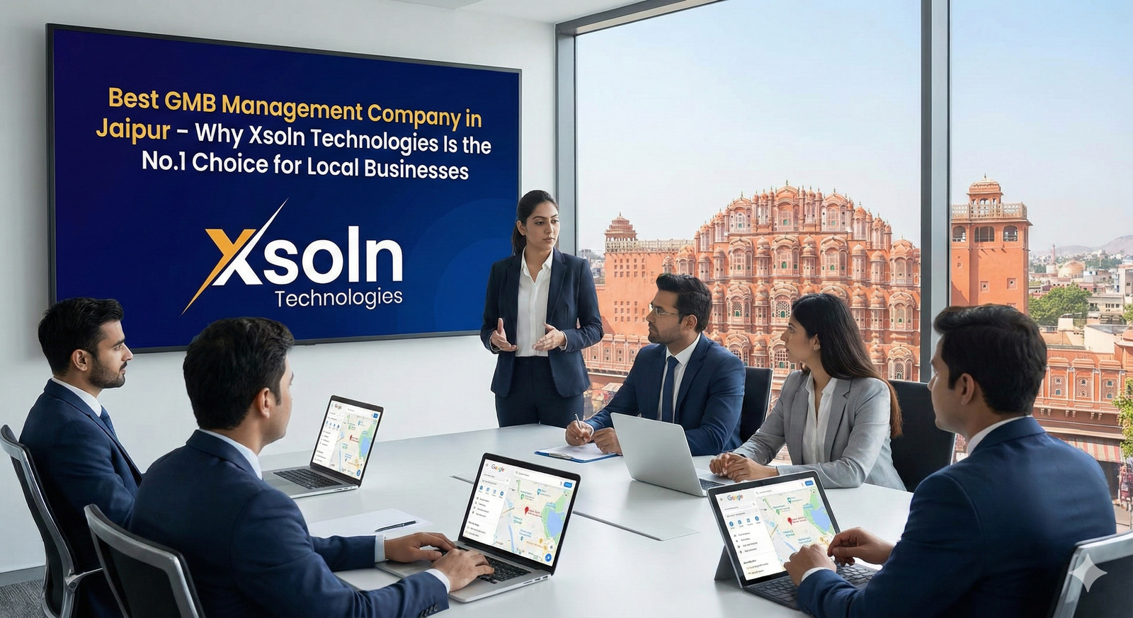 Top Rated GMB Management Company in Jaipur – Xsoln Technologies