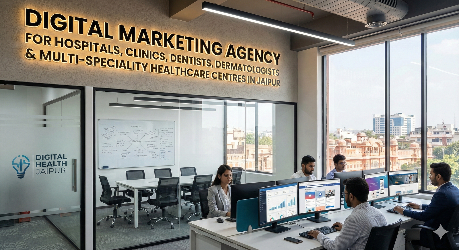 Best Digital Marketing Agency for Hospitals, Clinics, Dentists & Dermatologists in Jaipur