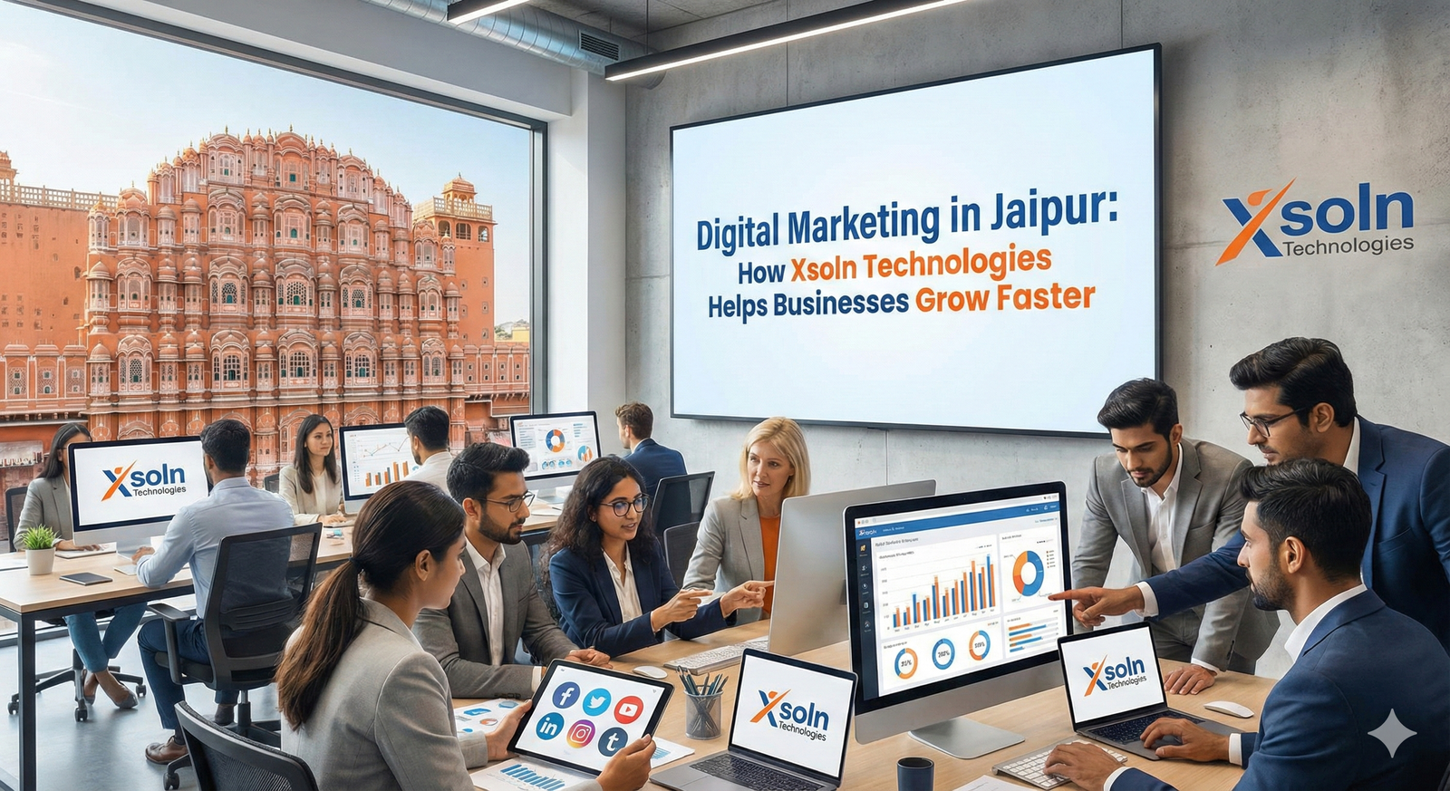 Best Digital Marketing Agency in Jaipur for Business Growth – Xsoln Technologies