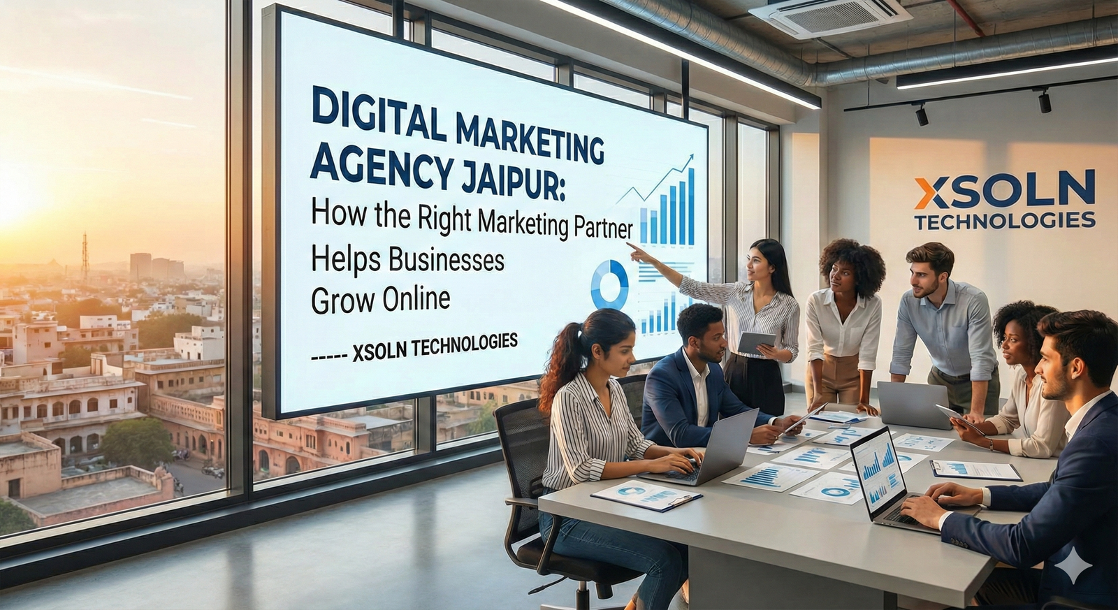 Best Digital Marketing Agency in Jaipur for Business Growth – Xsoln Technologies