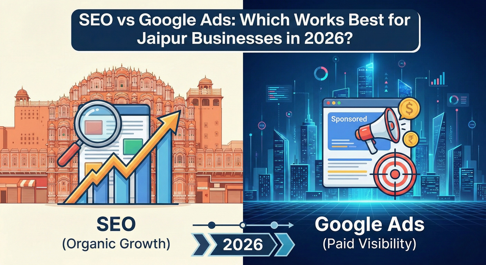 SEO vs Google Ads: Which Works Best for Jaipur Businesses in 2026?