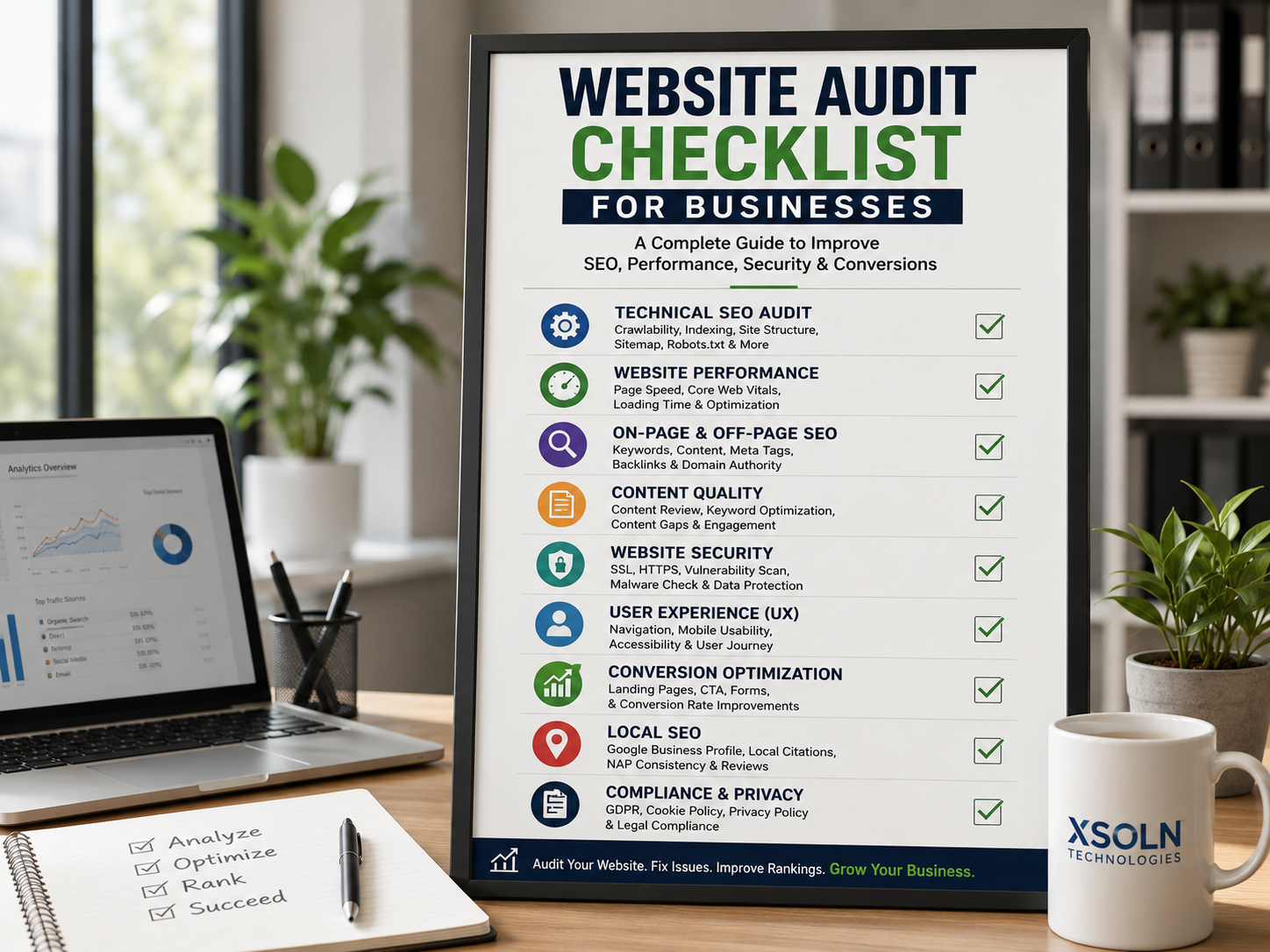 Website Audit Checklist for Businesses | Complete SEO & Performance Audit Guide