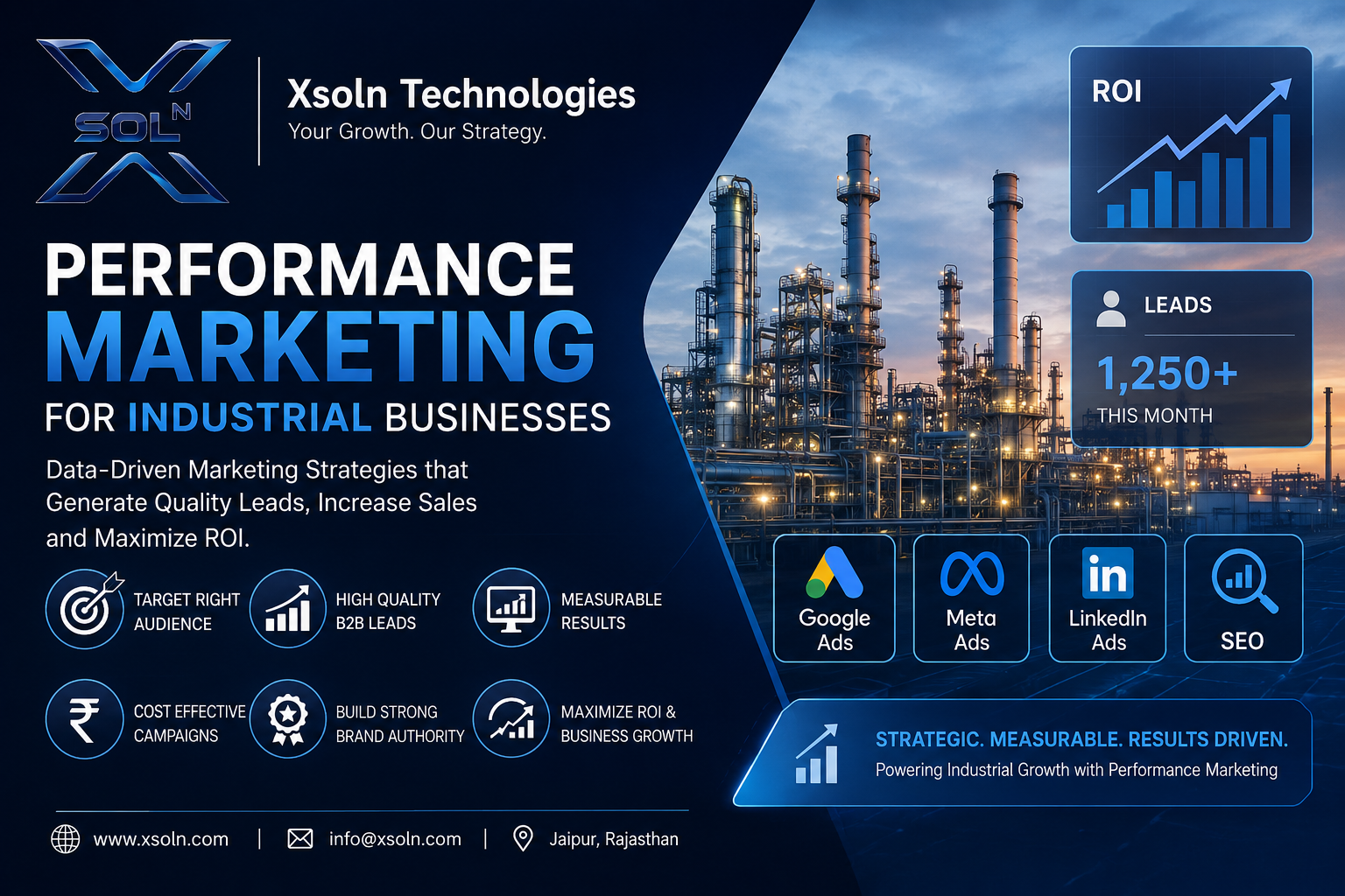 Performance Marketing for Industrial Businesses | Xsoln Technologies